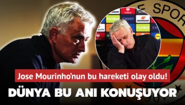 Maçtan sonra Jose Mourinho’nun bu hareketi olay oldu! Dünya bu anı konuşuyor