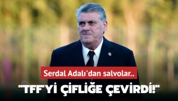 TFF’yi çifliğe çevirdi!