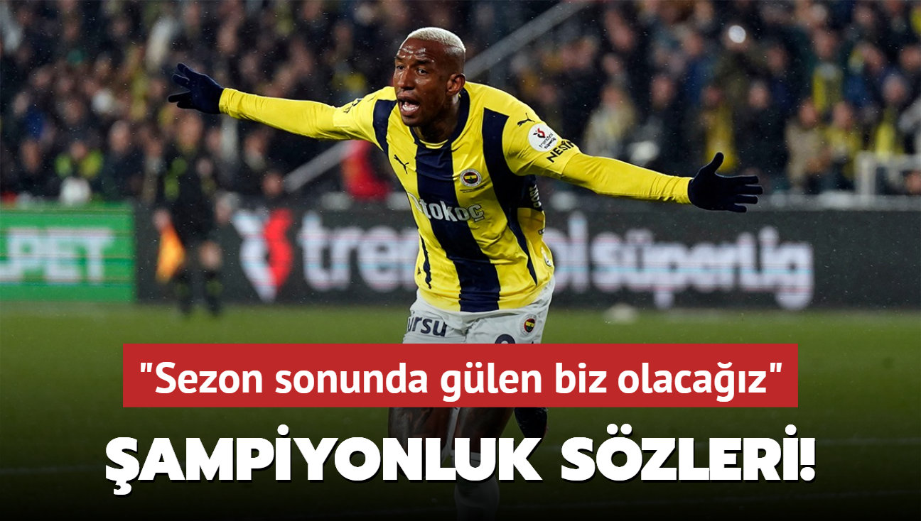 Anderson Talisca’dan şampiyonluk sözleri! ‘Sezon sonunda gülen biz olacağız‘