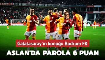 Aslan’da parola 6 puan