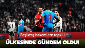 Beşiktaş hakemlere tepkili