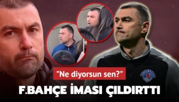 Fenerbahçe iması Burak Yılmaz’ı çıldırttı! Zor sakinleşti: ‘Ne diyorsun sen?‘