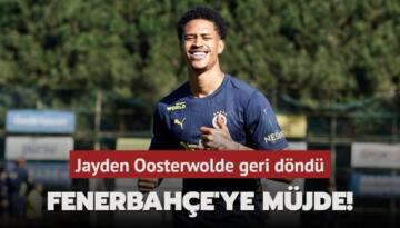 Fenerbahçe’ye müjde! Oosterwolde geri döndü