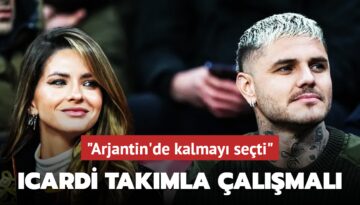Icardi takımla çalışmalı