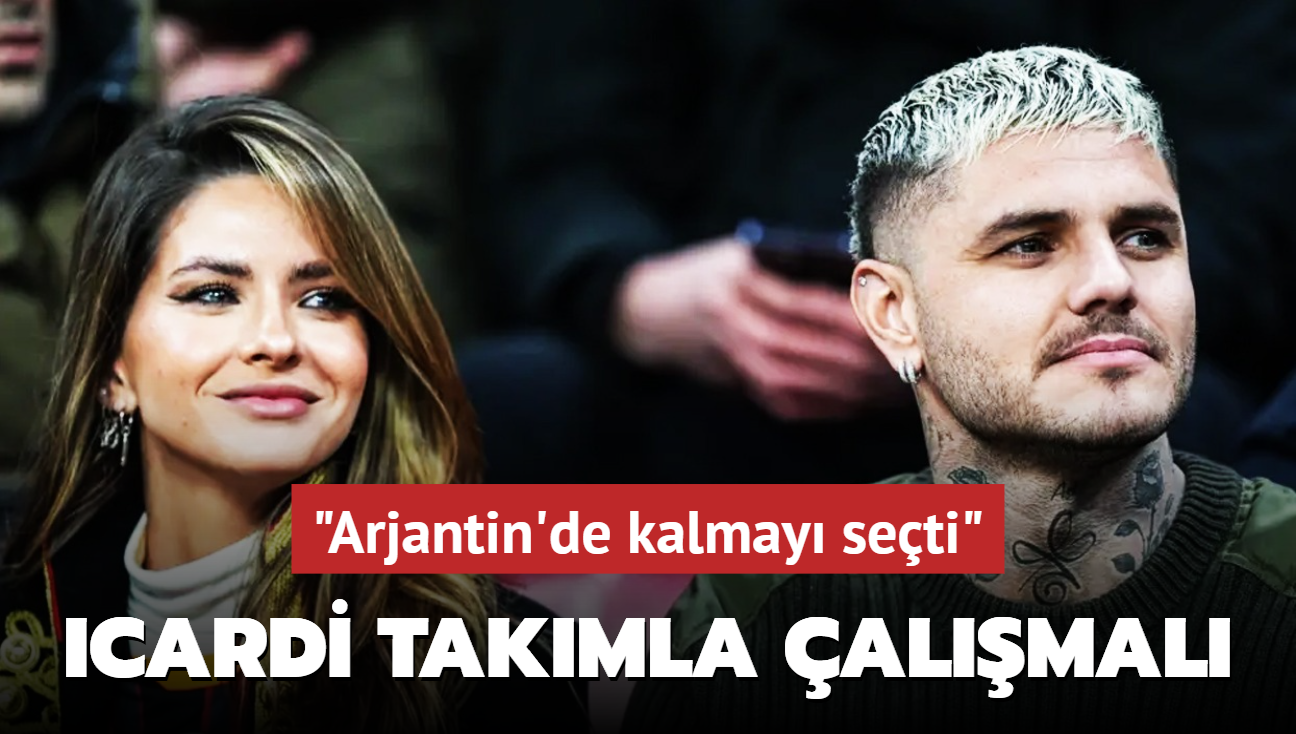 Icardi takımla çalışmalı