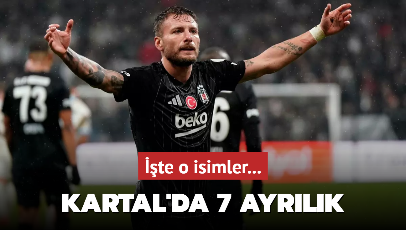 Kartal’da seneye 7 ayrılık