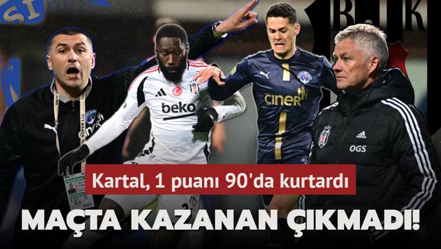 Kasımpaşa’da kazanan çıkmadı! Kartal, 1 puanı 90’da kurtardı