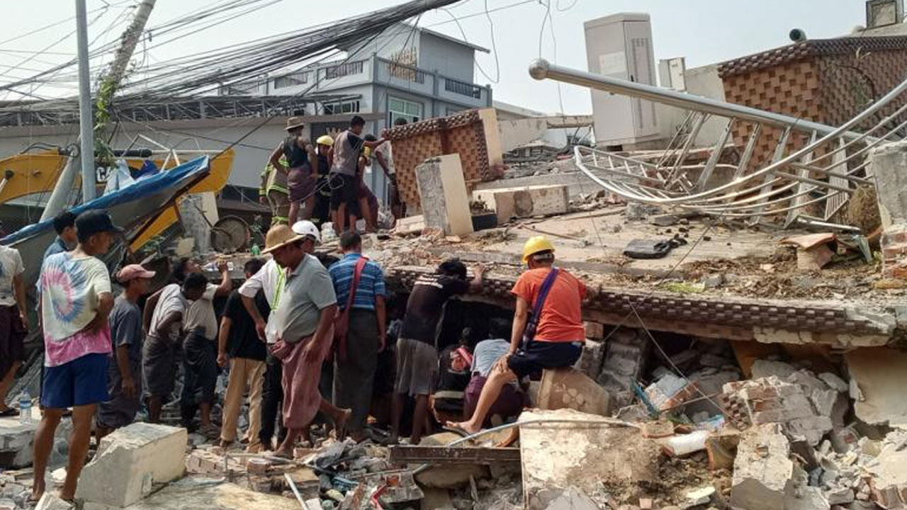 Myanmar’daki depremlerde can kaybı 3 bin 354’e yükseldi