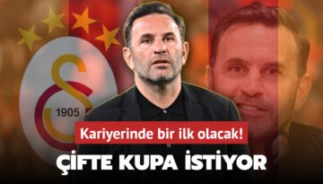 Okan Buruk çifte kupa istiyor! Kariyerinde bir ilk olacak