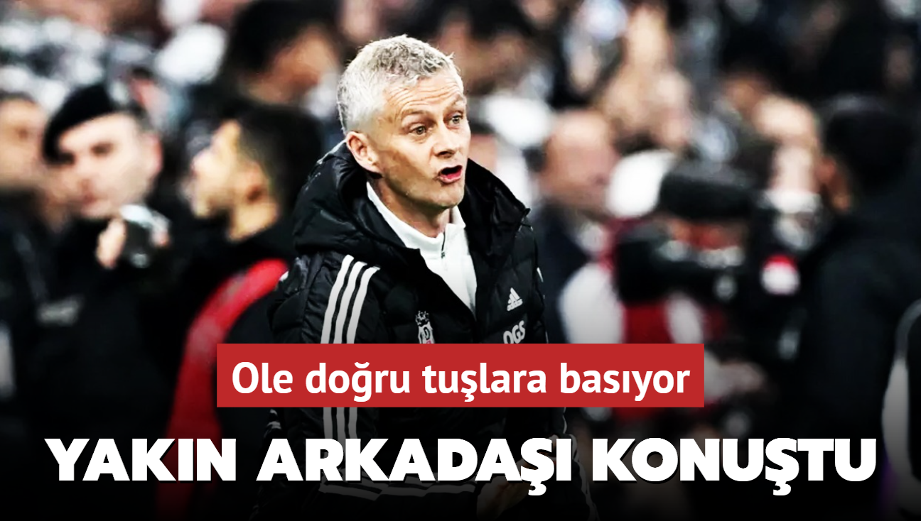 Ole doğru tuşlara basıyor