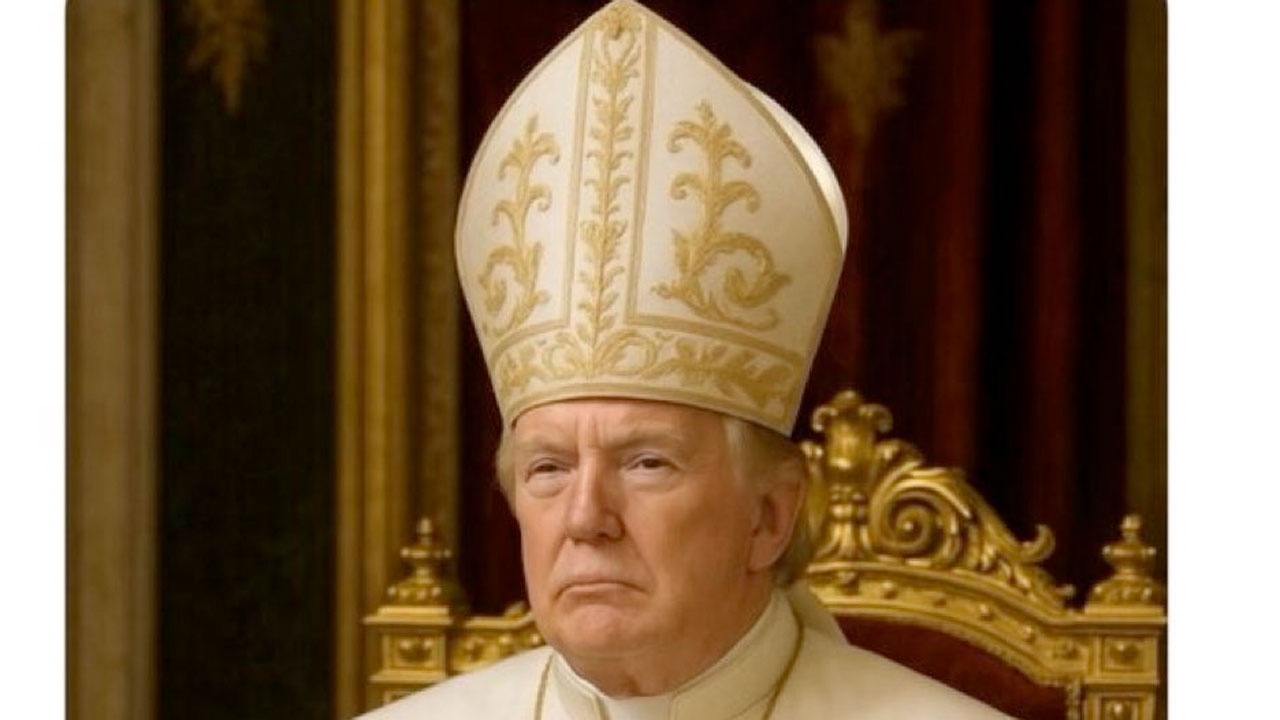 Trump’ın Papa olarak gösteren fotoğrafı paylaşıldı