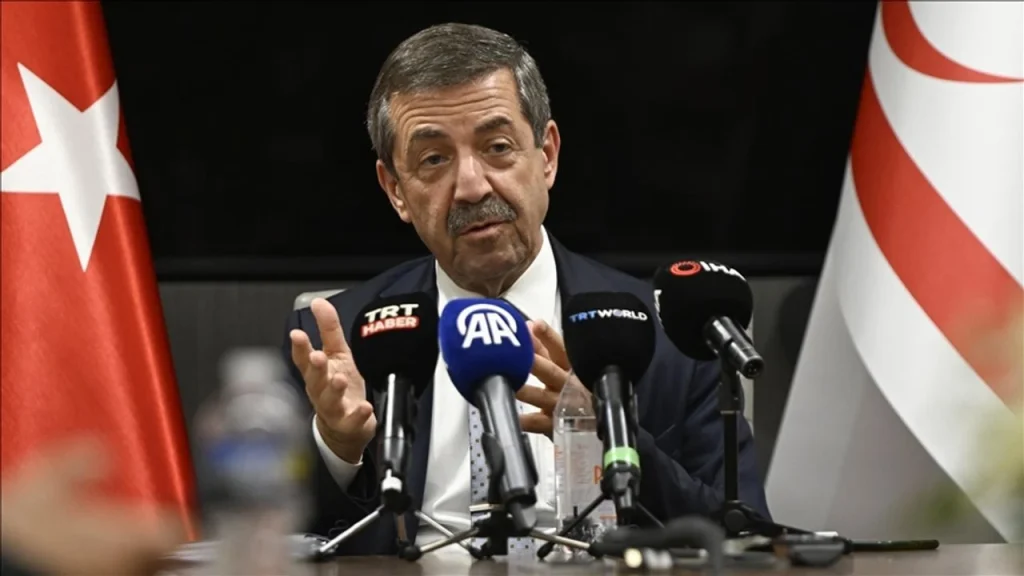 Dışişleri Bakanı Ertuğruloğlu: BM Güvenlik Konseyi Kıbrıs Türkü’nün 60 yılını çalan bir örgüttür