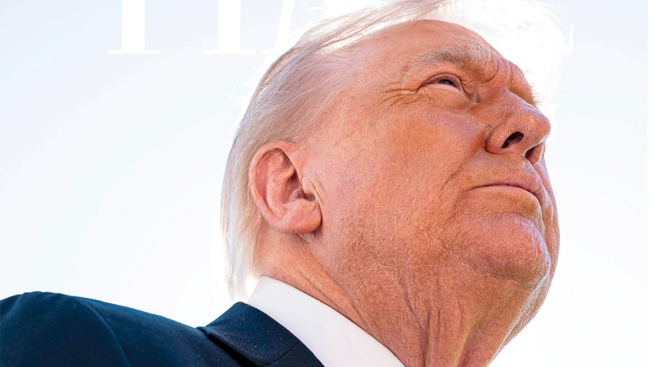 ABD Başkanı Trump kendisini kel gibi gösteren Time dergisine kızdı