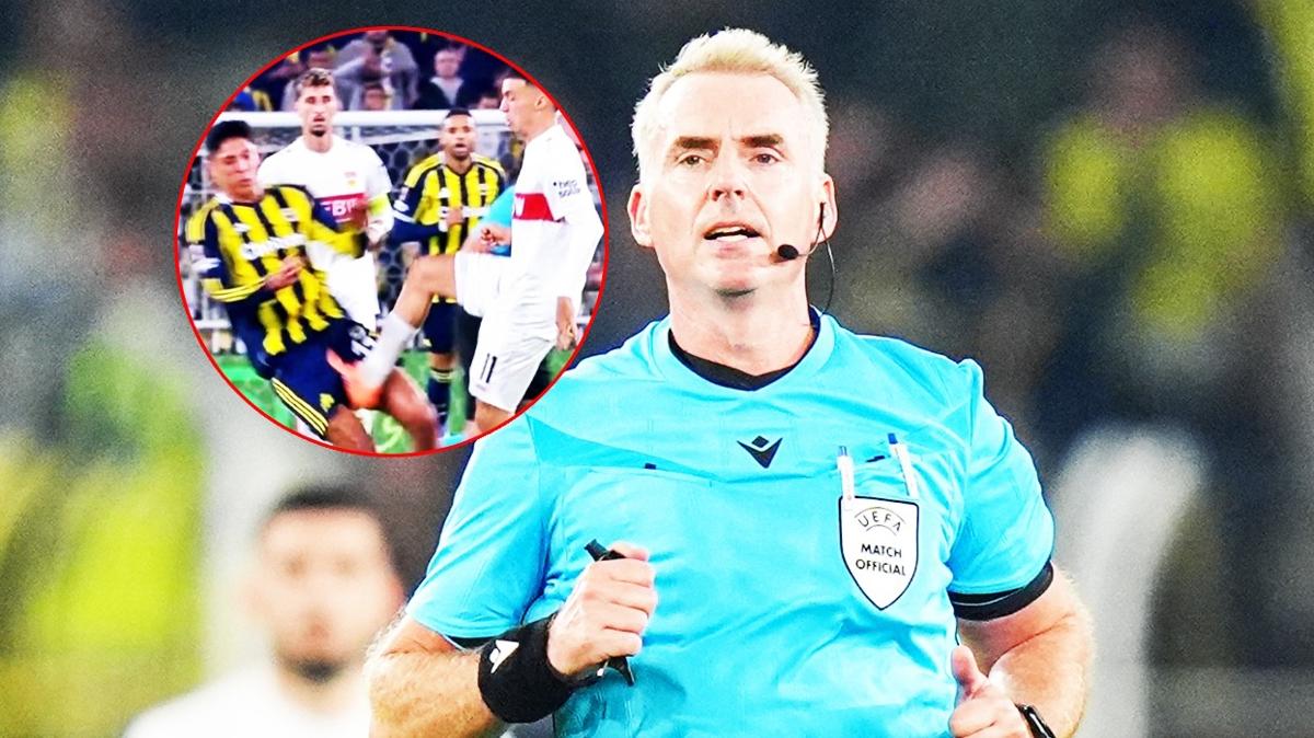 Fenerbahçe-Stuttgart maçının hakemi ülkesinde olay oldu!