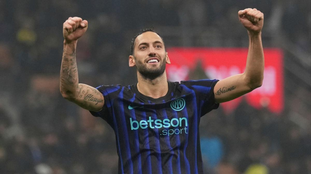 Maça damga vurdu! Hakan Çalhanoğlu’dan duble