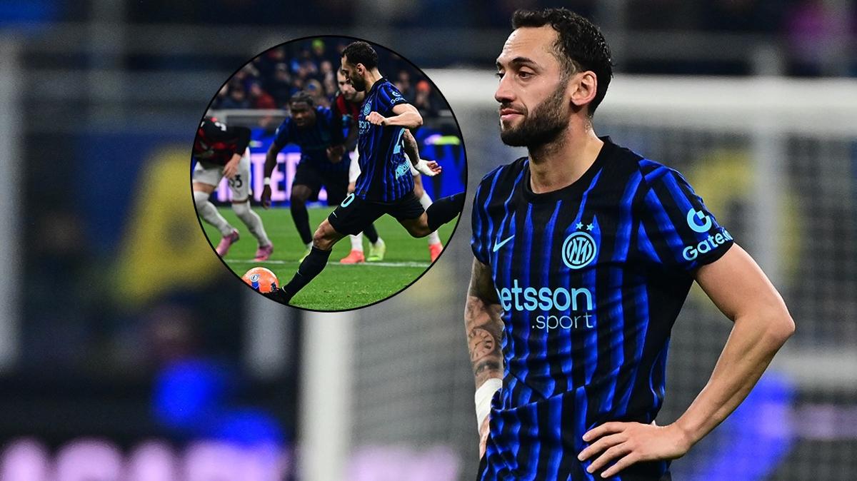 Hakan Çalhanoğlu penaltı kaçırdı! Inter derbiyi kaybetti