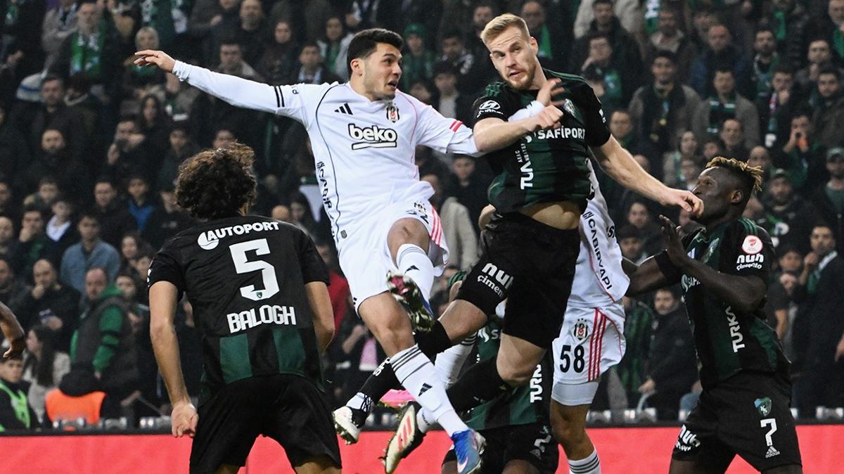 Beşiktaş puanı kurtardı! Kocaeli’de kazanan çıkmadı
