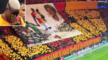 Galatasaray taraftarından Victor Osimhen’i duygulandıran koreografi