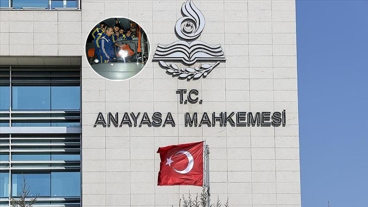 4 Nisan saldırısında yeni gelişme… Fenerbahçe’nin başvurusuna AYM’den ihlal yok kararı!
