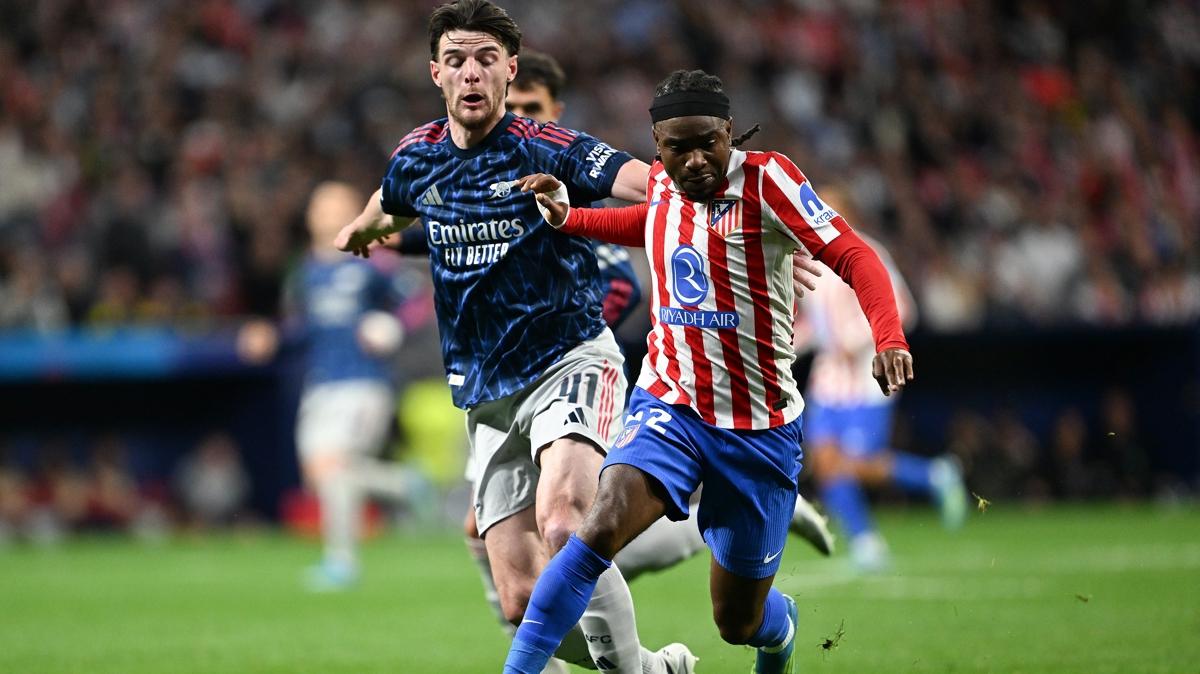 Şampiyonlar Ligi’nde ilk finalist belli oluyor! Arsenal ile Atletico Madrid karşı karşıya…