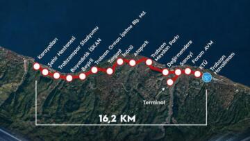 Trabzon'da raylı sistem hattının temeli 1 Eylül'de atılacak