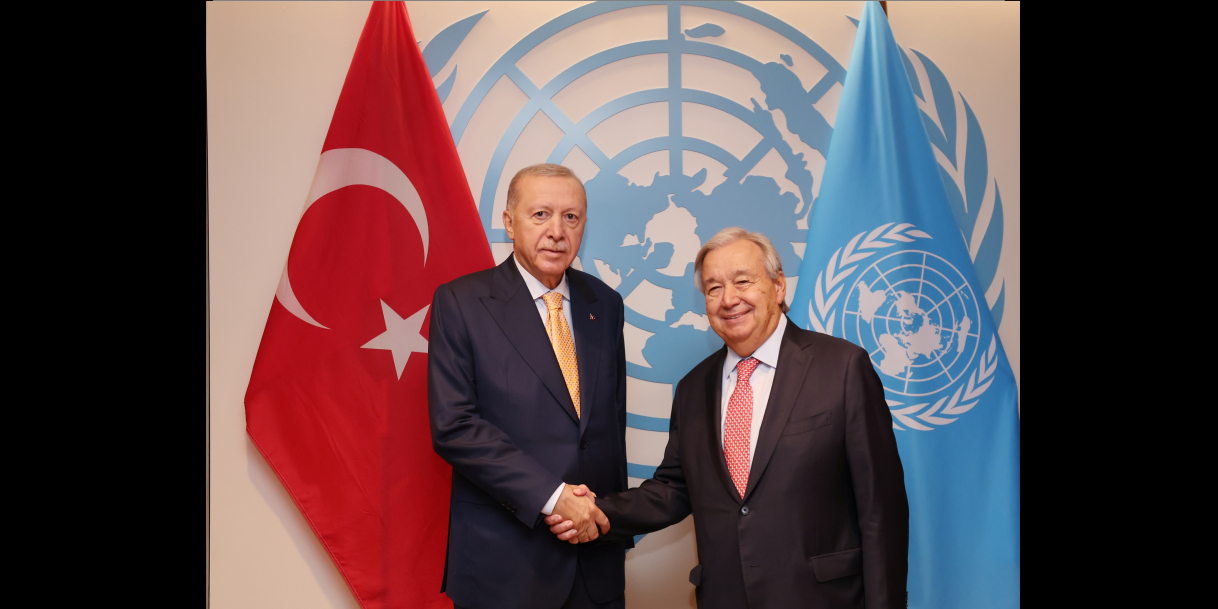 Erdoğan, Guterres’le görüştü: “Kıbrıs Türk halkının egemen eşitliğini ve eşit uluslararası statüsünü tanımayan hiçbir öneri netice vermeyecek”
