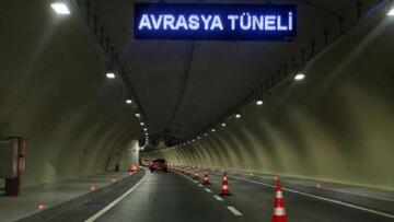 Avrasya Tüneli'nde yeni rekor: Bir günde 94 bin 489 araç geçti