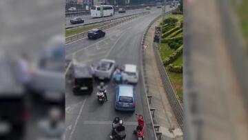 Trafikte kavga eden 3 sürücüye ceza yağdı