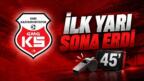 Kastamonuspor – Hatayspor maçında ilk yarıda gol sesi çıkmadı