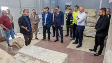 Pompeiopolis Antik Kenti’nde kazı çalışmaları yerinde incelendi