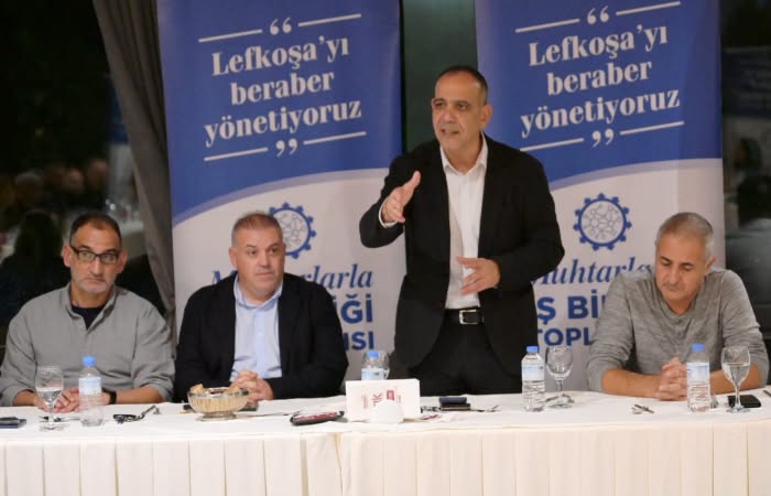 LTB BAŞKANI HARMANCI MUHTARLARLA BİR ARAYA GELDİ